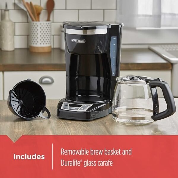 BLACK+DECKER 12 Cup Thermal Programmable Coffee Maker - Image 3