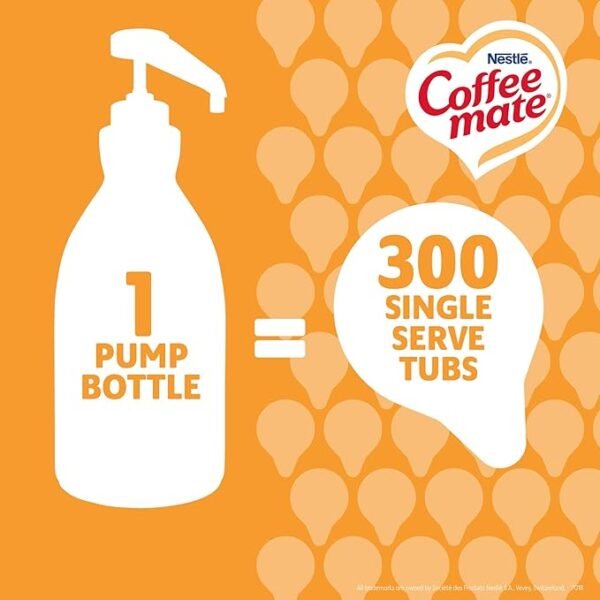 Nestle Coffee mate Coffee Creamer, Liquid Concentrate Pump Bottle, 50.7 fl oz - Image 4