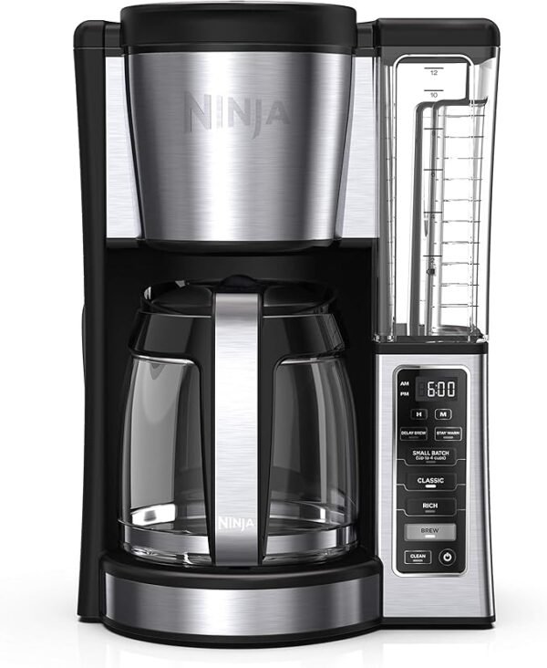 Ninja 12-Cup Programmable Coffee Brewer, 2 Brew Styles, 60oz Black/SS - Image 6